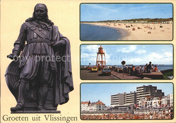 Vlissingen Strand Promenade Wachturm Hotels