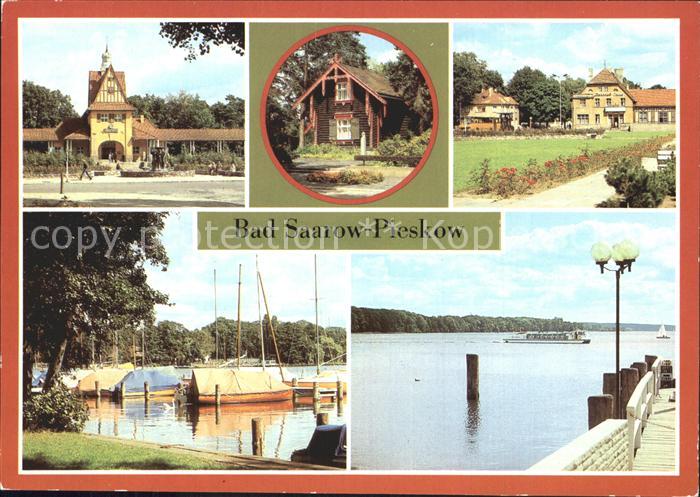 Bad Saarow-Pieskow Bahnhof Maxim Gorki Gedenkstaette Bahnhofsplatz Am Scharmuetz