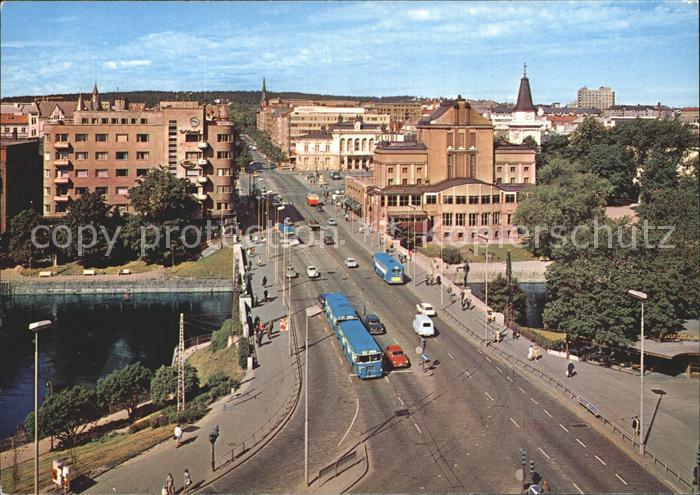 Tampere Haemeenkatu Hauptstrasse der Stadt