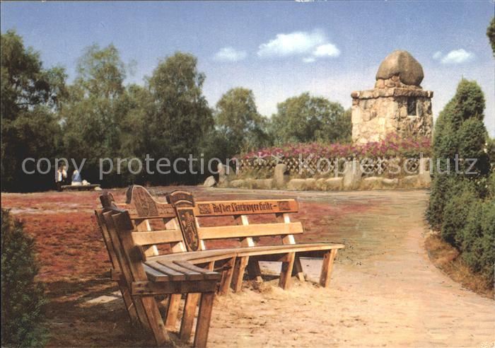 Hermannsburg Hermann Loens Gedenkstein auf dem Wietzer Berg