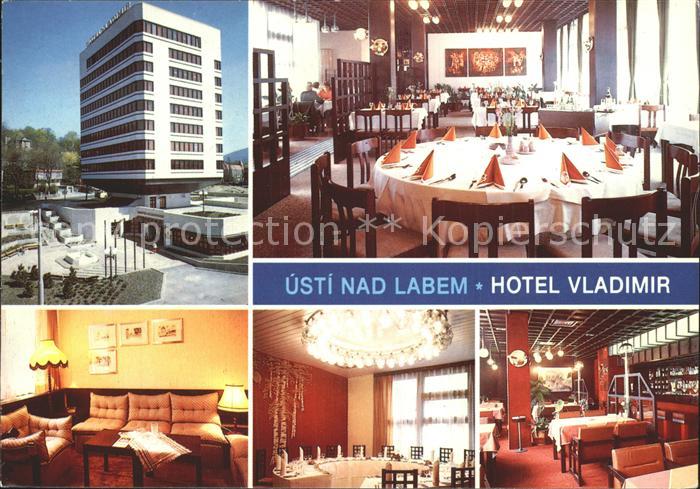 Usti nad Labem Hotel Vladiir Speisesaal Zimmer Gastraum Bar