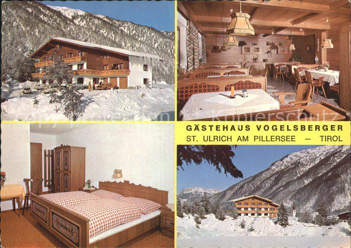 St Ulrich Pillersee Gaestehaus Vogelsberger Gaststube Zimmer