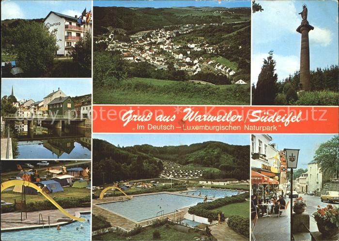 Waxweiler Capmping Total Denkmal Freibad Strassencafe