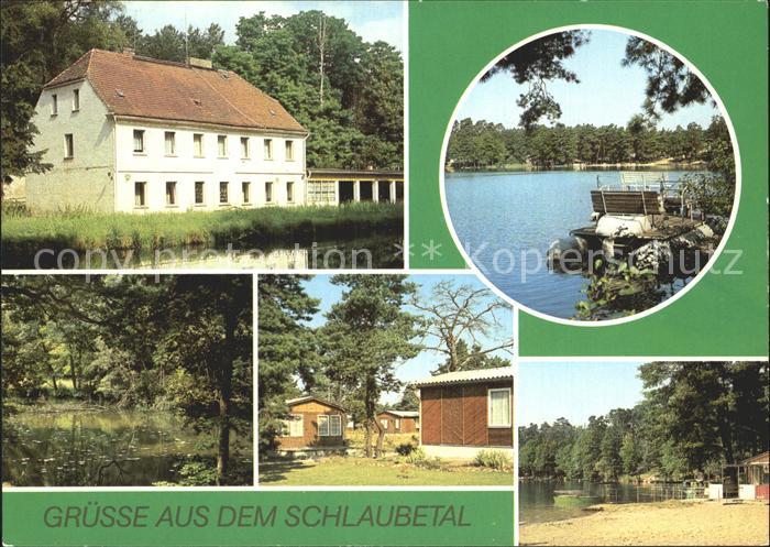 Schlaubetal Am Schwervenzsee An der Schlaube Bungalow Siedlung HOG Kupferhammer