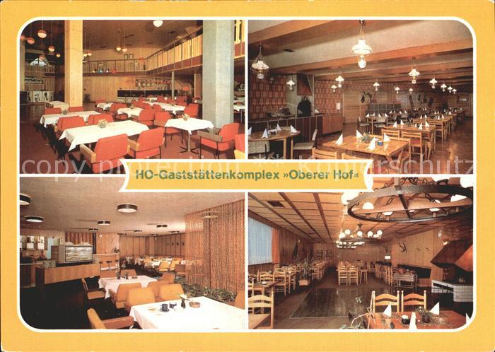 Oberhof Thueringen HO Gaststaettenkomplex Oberhof Tanzbar Joel Serb Bauernrestau