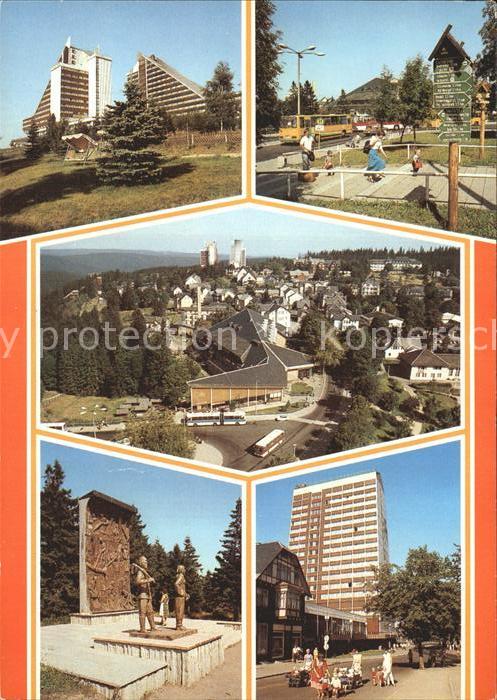 Oberhof Thueringen Hotel Panorama FDGB Erholungsheim Rennsteig Forstarbeiter Den