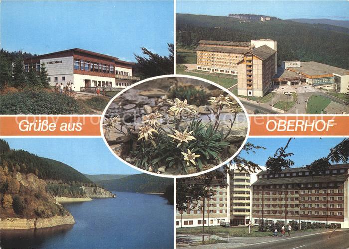Oberhof Thueringen FDGB Erholungsheim Fritz Weineck Edelweiss im Rennsteiggarten