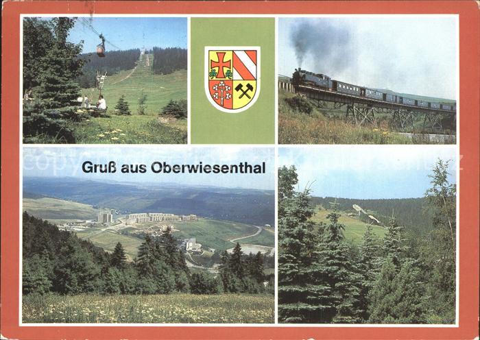 Oberwiesenthal Erzgebirge Fichtelberg Schmalspurbahn Eckbauer Neubaugebiet Sparr