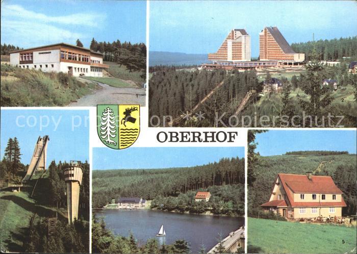 Oberhof Thueringen Schanzenbaude Interhotel Panorama Schanze Rennsteig Luetschet