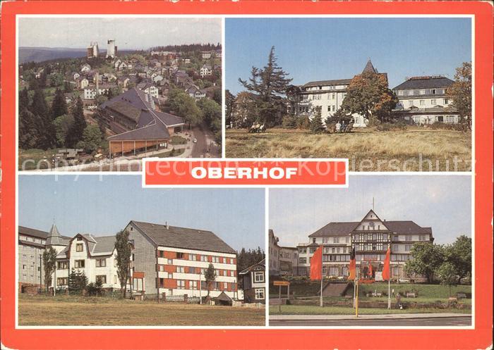 Oberhof Thueringen Interhotel Panorama FDGB Erholungsheim Glueckauf FDJ Erholung