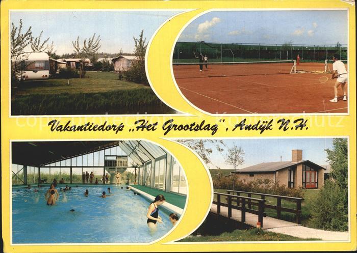Andijk Vakantiedorp Het Grootslag Tennisplatz Hallenbad Bungalow