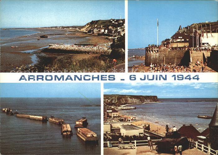 Arromanches-les-Bains 6 Juni 1944 Teilansichten