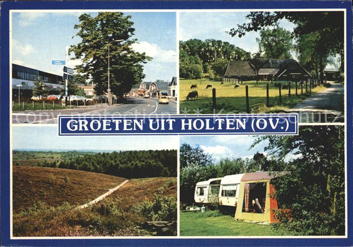 Holten Rijssen Strassenpartie Bauernhof Campingplatz