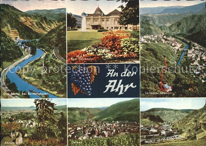 Ahrtal bei Reimerzhofen Bad Neuenahr Seilbahn Altenahr Ahrweiler Dernau Mayschos