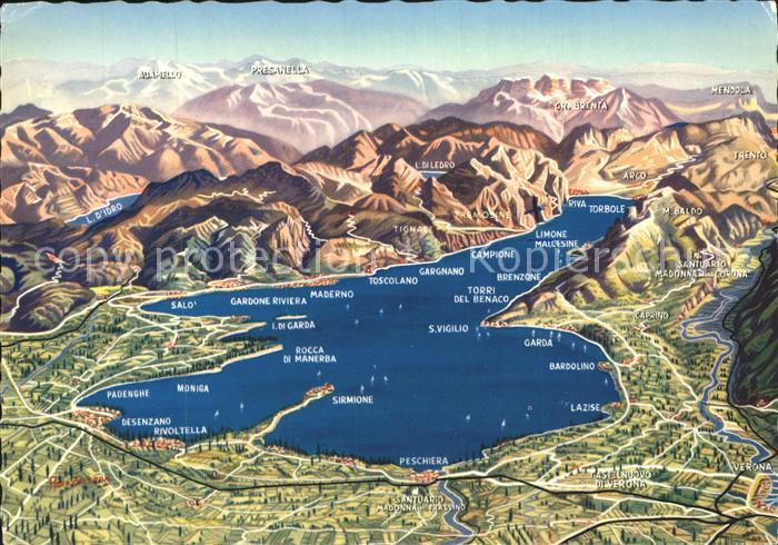 Lago di Garda Planimetria