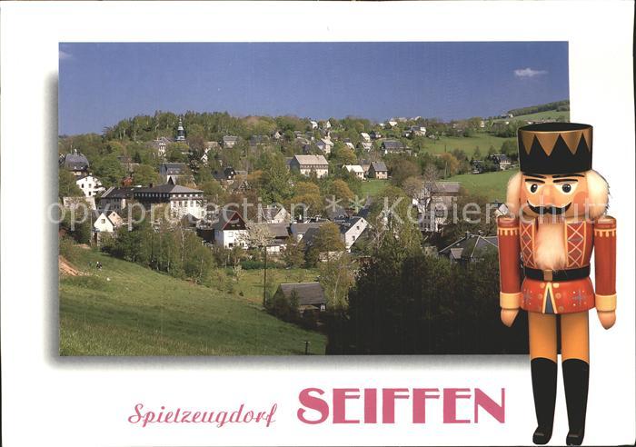 Seiffen Erzgebirge Spielzeugdorf mit Kirche