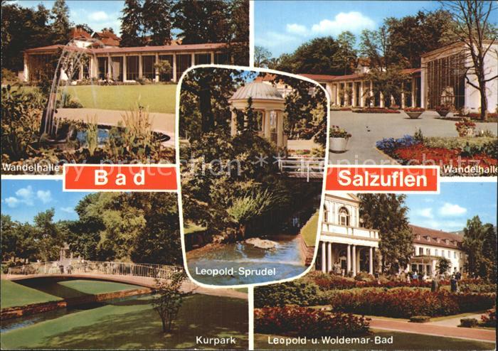 Bad Salzuflen Leopold Sprudel Kurpark Wandelhalle