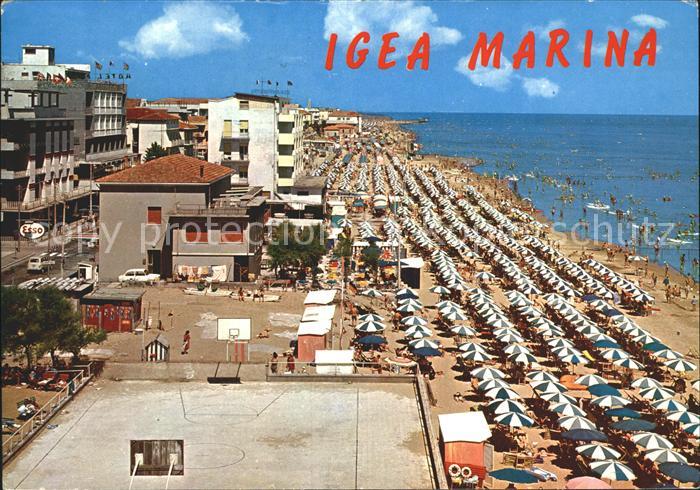 Igea Marina Fliegeraufnahme Strand