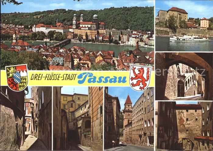 PAssAU Bayern Drei Fluesse-Stadt