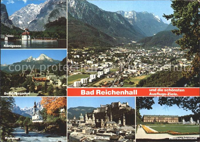 Bad Reichenhall Berchtesgaden Koenigsee Ramsau Herrenchiemsee Salzburg