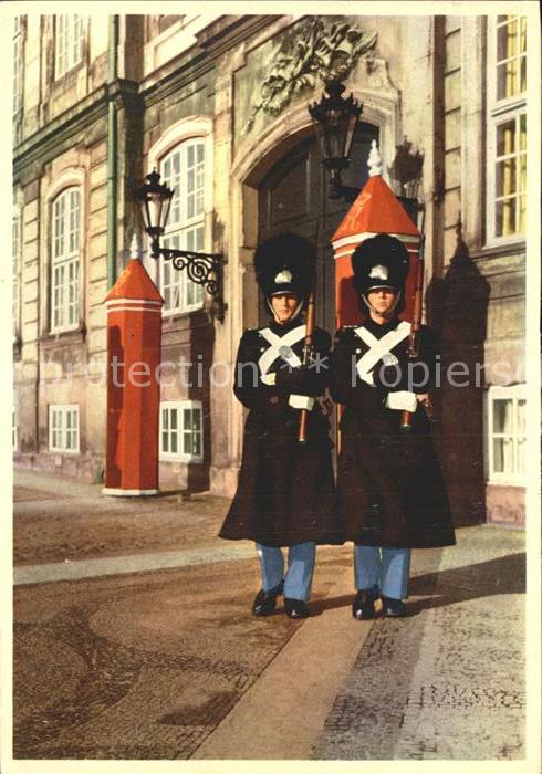 Kopenhagen Amalineborg Slot Wachsoldaten