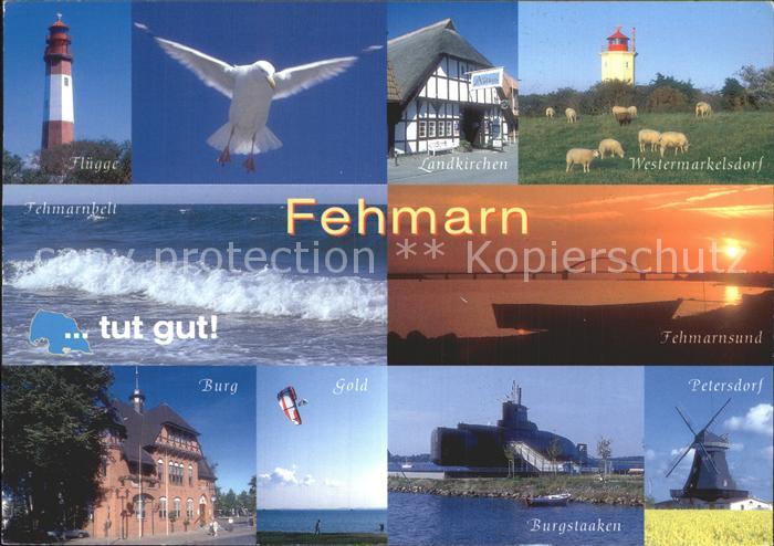 Fehmarn Leuchtturm Fluegge Burgstaaken  Petersdorf Burg