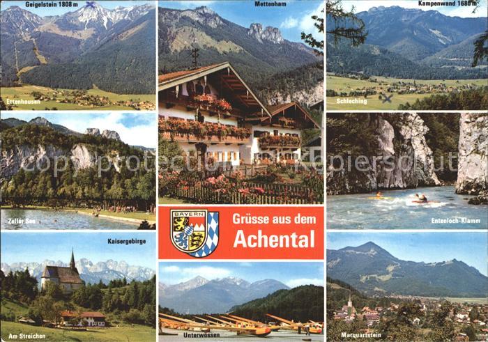 Achental Traunstein Schleching Streichen Kampenwand Endtenloch Klamm