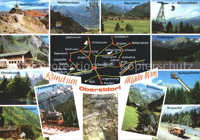 Oberstdorf Fellhornbahn Gerstruben Oytal Nebelhorn Skiflugschanze