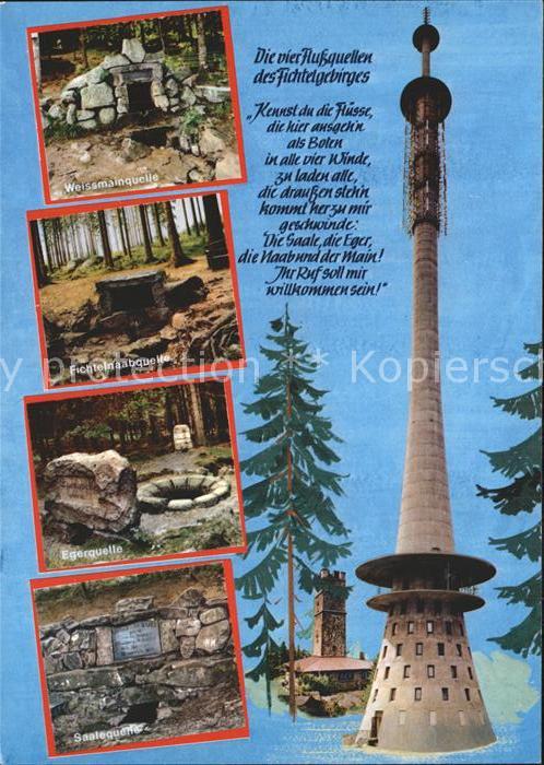 Fichtelgebirge Flussquellen Weissmain Fichtelnaab Eger Saale