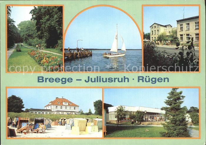 Breege Ruegen Juliusruh Park Hafen Strand