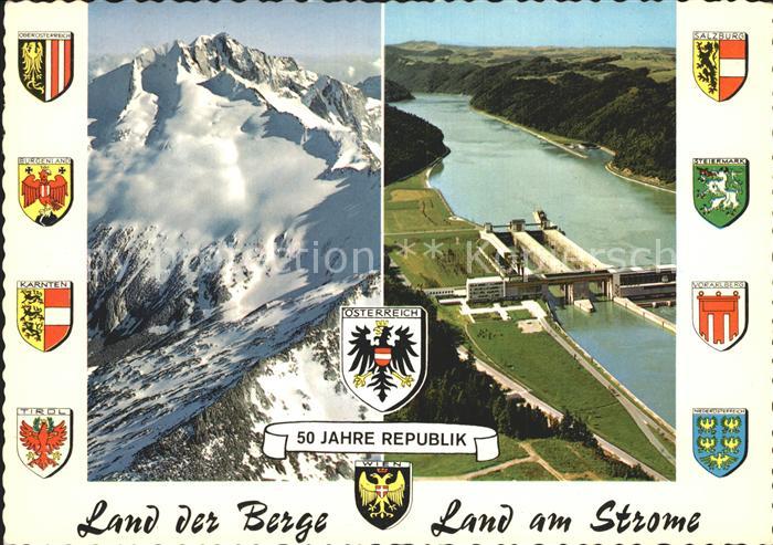 Hochalmspitze Hohe Tauern Donaukraftwer Jubilaeumskarte