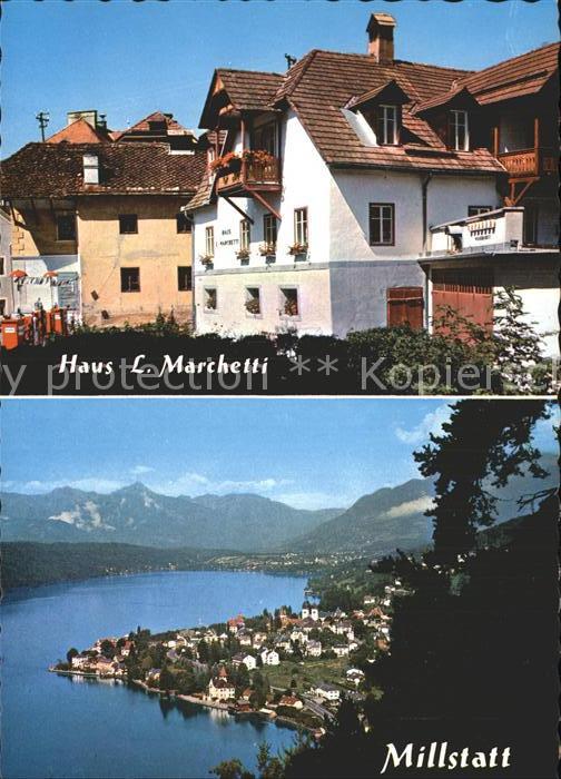 Millstatt Millstaettersee Fliegeraufnahme Haus Luisi Marchetti