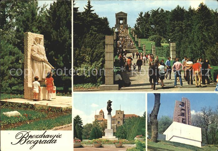 Beograd Belgrad Denkmaeler