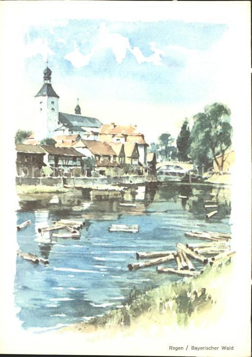 Regen Kuenstlerkarte