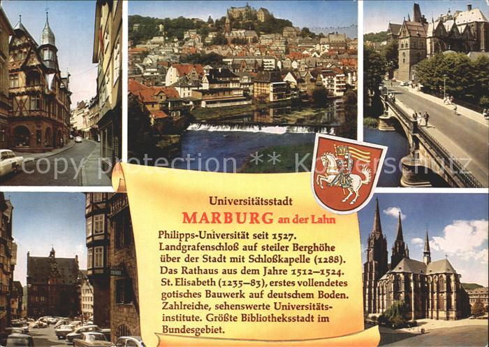 Marburg Lahn Universitaetsstadt