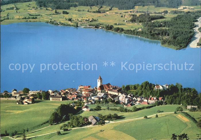 St Wolfgang Wolfgangsee Fliegeraufnahme