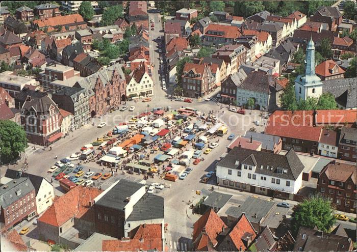 Glueckstadt Fliegeraufnahme Markt
