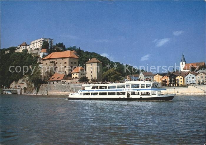 PAssAU Bayern Dreifluessestadt Veste Niederhaus und Oberhaus