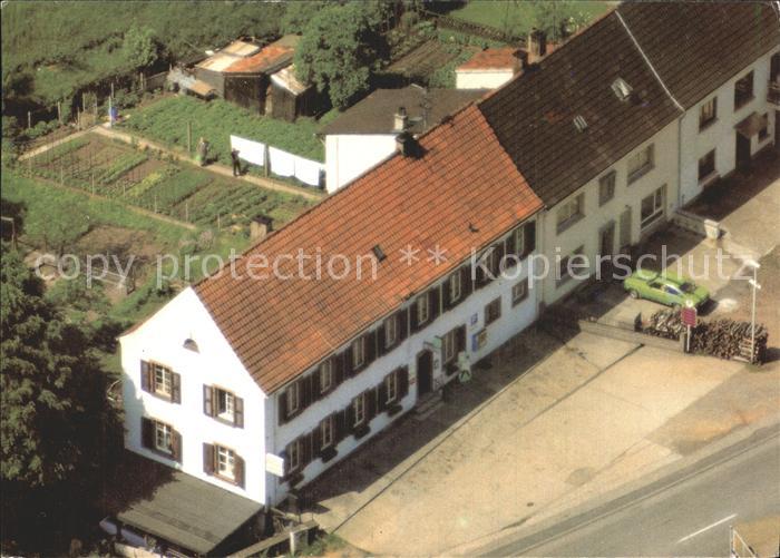 Frankenstein Pfalz Fliegeraufnahme Restaurant zur Burg