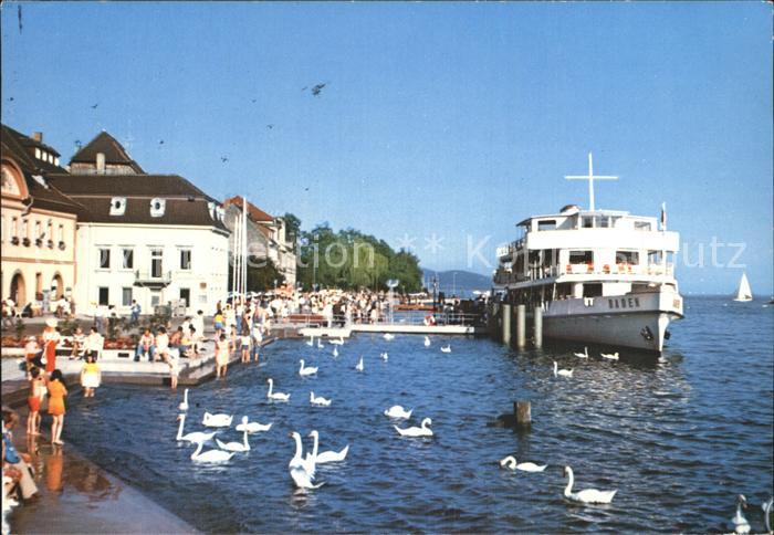 ueberlingen Bodensee Schiffanlegestelle MS Baden