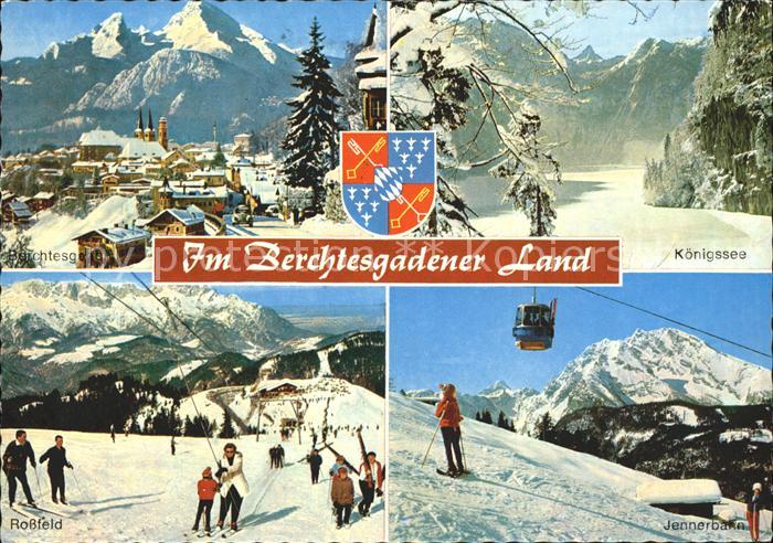BERCHTESGADEN Bayern K?nigssee Ro?feld Jennerbahn Winter