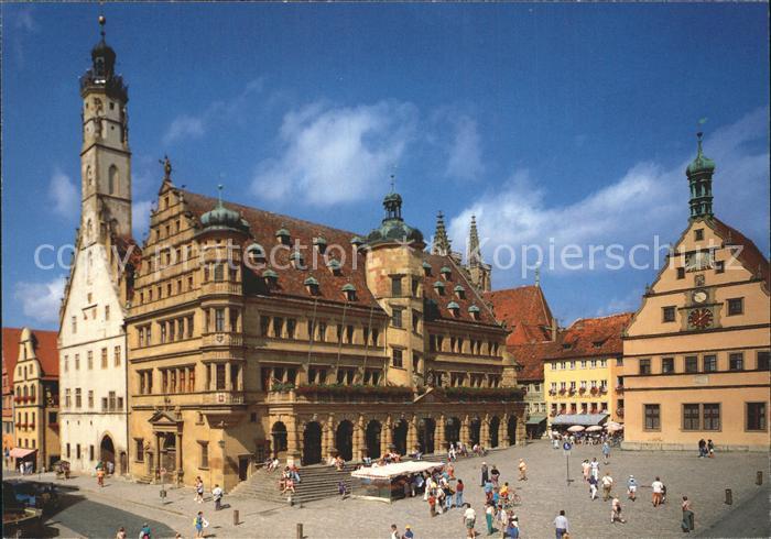 Rothenburg Tauber Rathaus Marktplatz
