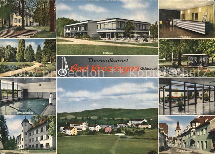 Krozingen Bad Thermalkurort Kurpark Schlo? Trinkhalle