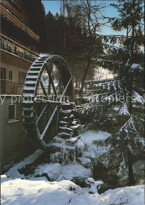 Unterreichenbach Calw Untere Karpfenhardter Muehle Winter Schwarzwald