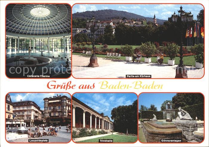 BADEN-BADEN BW Trinkhalle Kurhaus Therme Leopoldsplatz