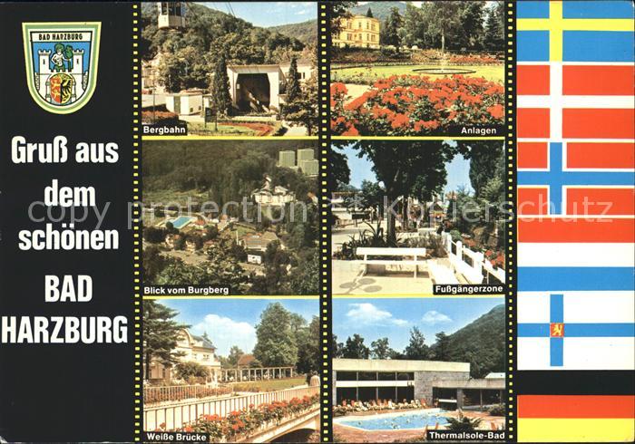 Harzburg Bad Burgberg Fussgaengerzone Thermalsole Bad