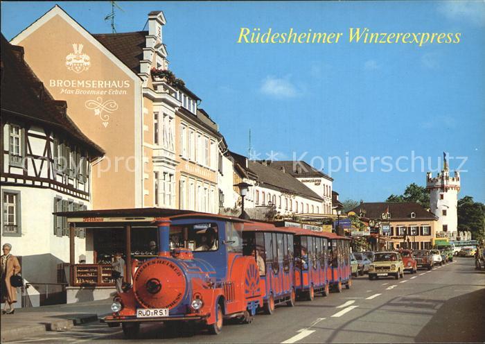 Ruedesheim Rhein Rheinstrasse Winzerexpress
