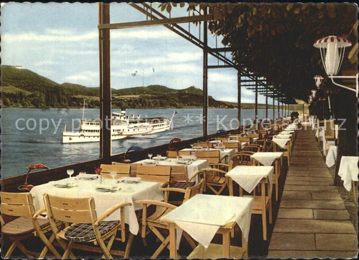 Godesberg Bad Rheinhotel Dresden Speiseterrrasse