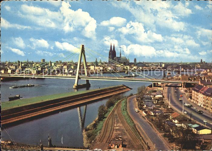 Koeln Rhein Severingsbruecke Dom