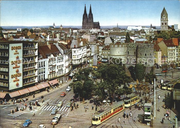 Koeln Rhein Hahnentor Rudolfplatz Dom